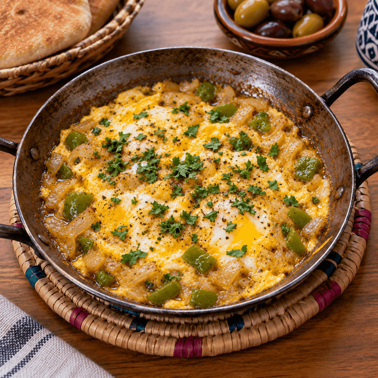 مقلاة أومليط + عادية