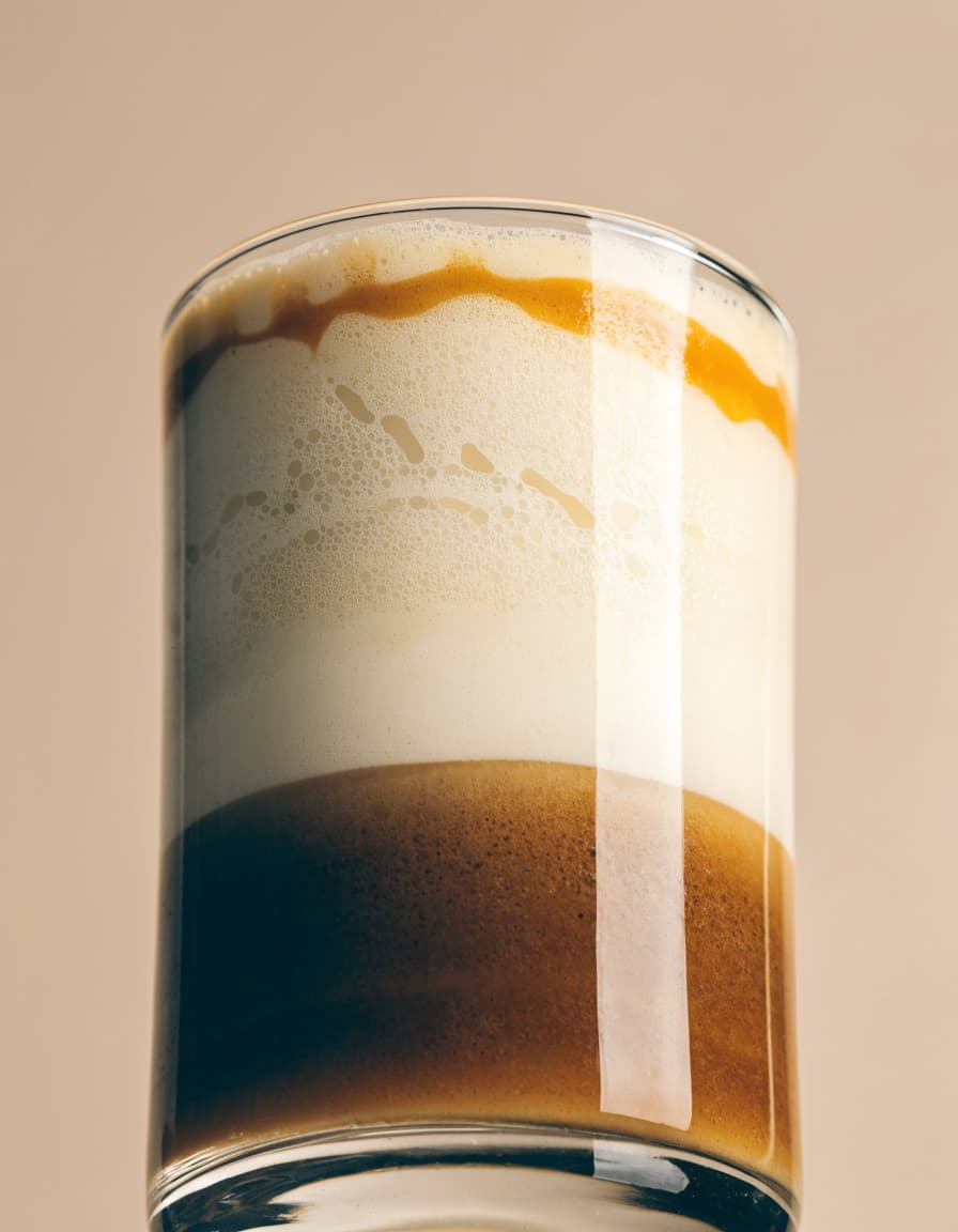 Latte Macchiato Au Sirop